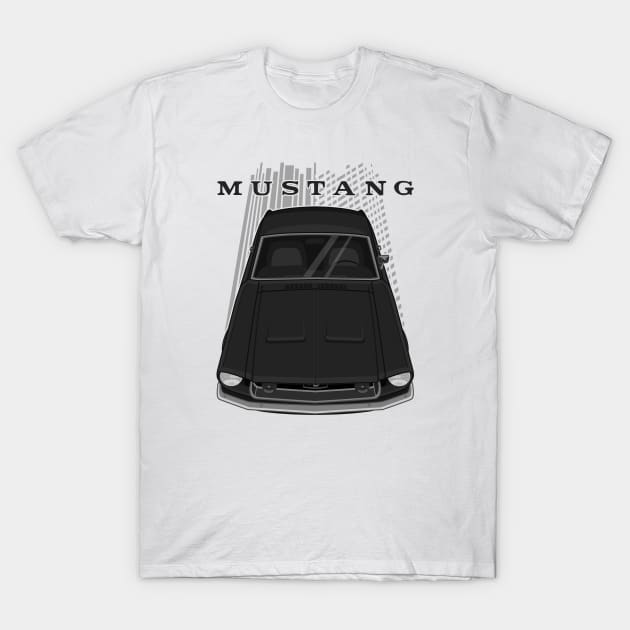 Ford Mustang Fastback 1968 - Black T-Shirt by V8social